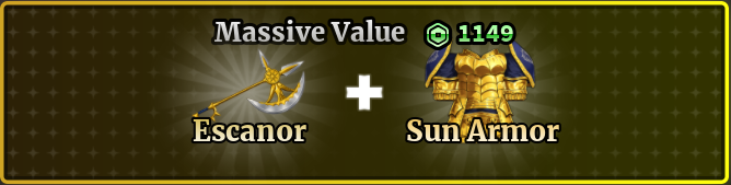 เซ็ตตกแต่งของ Escanor